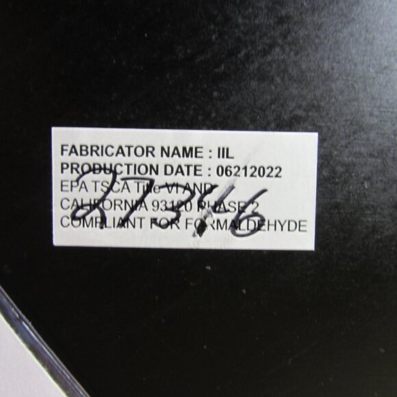 14" Hammered Outlined Mirror, Matte Black from India NWT Sagebrook Home (W4499) - Picture 7 of 9